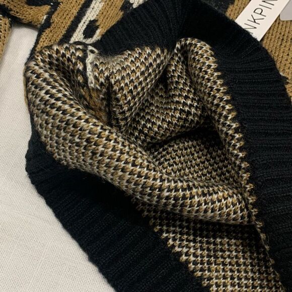 NWT MinkPink Revolve Latifah Intarsia Animal Print Cheetah Sweater Sz XS - Picture 8 of 10